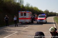 Feuerwehr Stuttgart Stammheim - Verkehrsunfall - B27a - 22- Fotos beckerpics.de